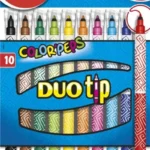 MAPED Pennarelli per Bambini Color Peps Duo Tip 10 Colori
