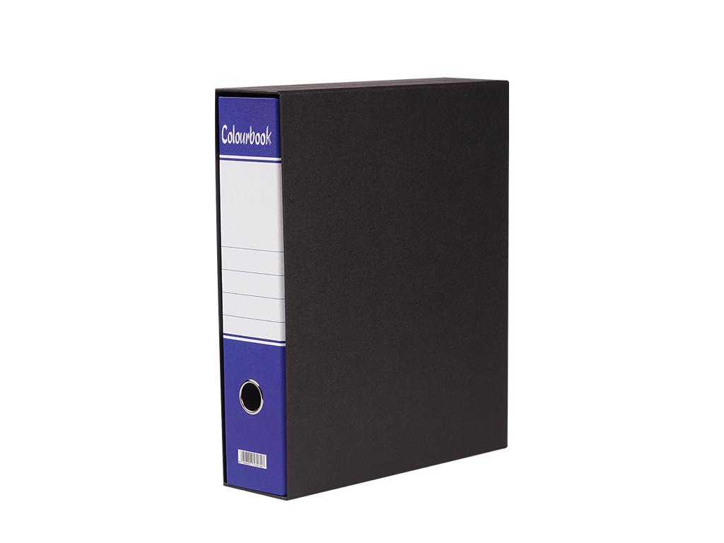 COL00128B_0_ori.jpeg Registratore per Fatture a Leva Dorso 8 Cm. Colourbook Col. Blù - immagine 1