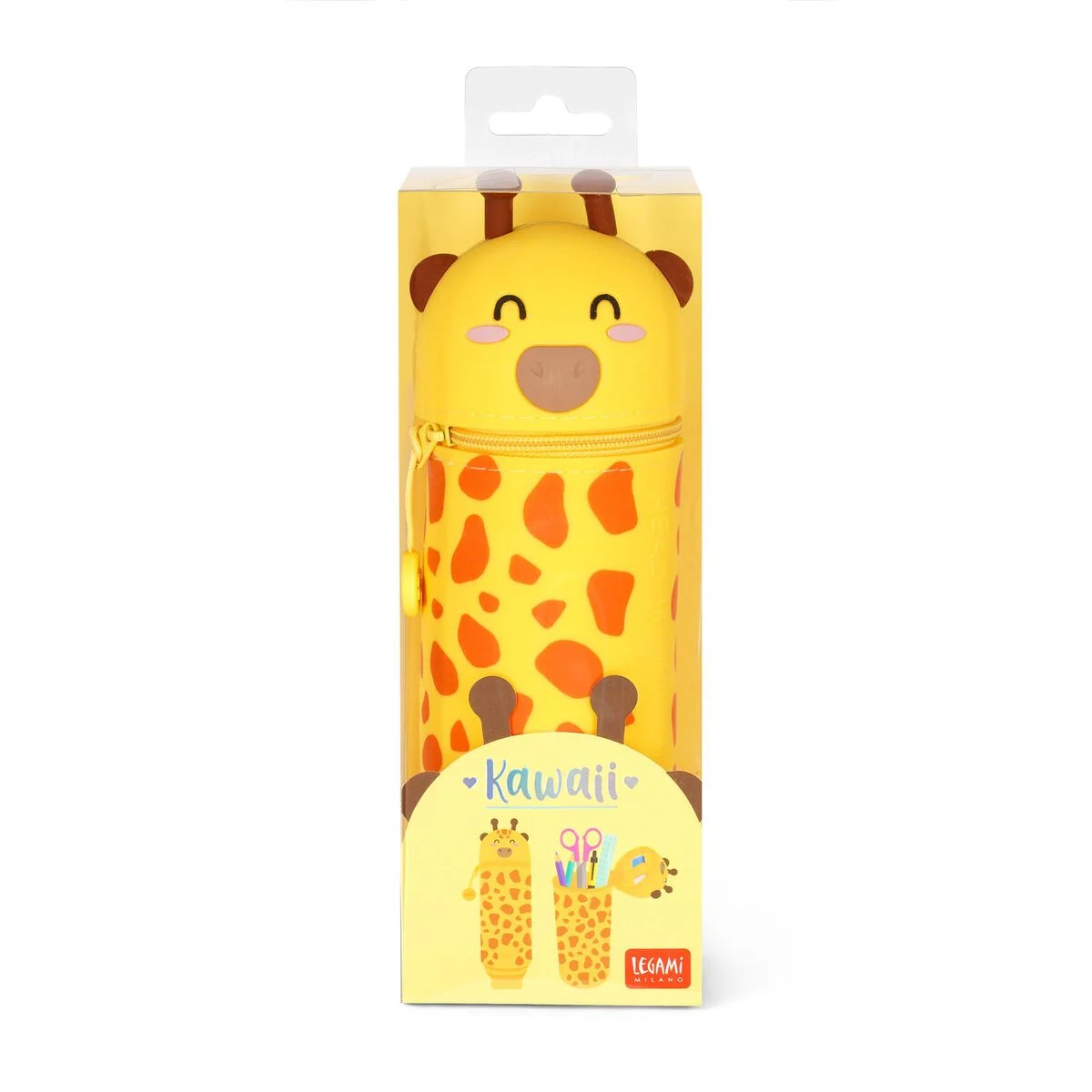 KA0017_6 LEGAMI MILANO Astuccio 2-in-1 in Silicone Giraffe "Head In The Clouds" - immagine 1