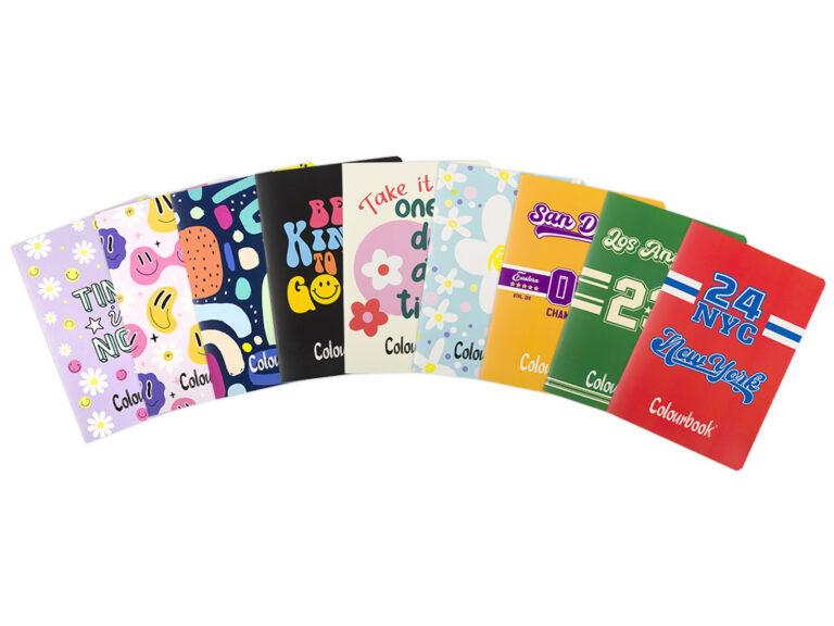 Quaderni-A4-AciDaisy-768x576-1.jpg COLOURBOOK Maxi Quaderni Spillato Formato A/4 Rigatura 1R Confezione da 12 Quaderni Fantasie Assortite Acidaisy - immagine 1