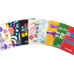 COLOURBOOK Maxi Quaderni Spillato Formato A/4 Rigatura Quadretti 5MM. Conf. da 12 Quaderni Fantasie Assortite Acidaisy