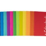 Quaderni Formato A/5 Spillati Colourbook 5 MM. Conf. 12 Pezzi Colori Assortiti