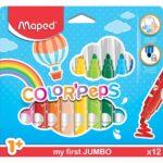 MAPED Pennarelli Color Peps Jumbo 12 Colori