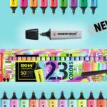 Evidenziatori STABILO BOSS ORIGINAL Desk-Set - 23 colori assortiti