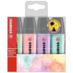 Evidenziatori Stabilo Boss Conf. da 4 Pz. Colori Pastel