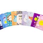 COLOURBOOK Maxi Quaderni Spillato Formato A/4 Rigatura B Conf. da 12 Quaderni Fantasie Assortite Wild & Cute