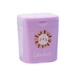 COLOURBOOK Temperino 2 Fori con Serbatoio Pastel Leone Lilla