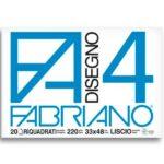 Blocco da Disegno Fabriano4 - 24x33 -20 Fogli Ruvido