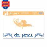 DA VINCI Blocco da Disegno Con Copertina in PPL Misura 24x33 Carta 220 Gr. Ruvido