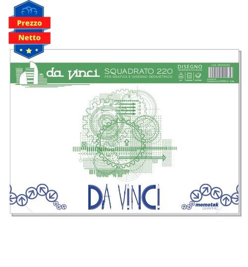 pegasus-blocco-da-vinci-squadrato-33x48-memotak.jpg DA VINCI Blocco da Disegno Con Copertina in PPL Misura 33x48 Carta 220 Gr. Squadrato - immagine 1