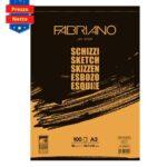 FABRIANO Blocchi  Schizzi Formato A3 100Fogli 90 Gr. Collato