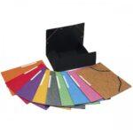 ExaCompta Cartelle 3 Lembi 400 Gr. Conf. da 10 Colori Assortiti