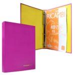 Cartelle 4 Anelli Memotak Colors Diam. 30 MM. Rosa