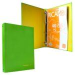 Cartelle 4 Anelli Memotak Colors Diam. 30 MM. Verde