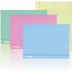 Cartelle Con Elastico Memotak In PPL Colori Pastello Conf. da 12 Cartelle Colori Ass.