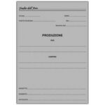 Cartelle Produzione Memotak per Produzioni Legali Conf. 100 Pz. Col. Grigio