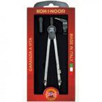 Compasso Professionale Koh-i-Noor 155 mm. + Allunga Telescopica 3 Pz.