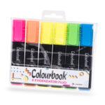 Evidenziatori Colori Fluo Colourbook Conf. da 6 Pz.