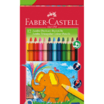 Matite Colorate Faber Castell Jumbo Triangolari Conf. da 12 Pz.