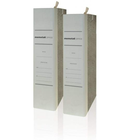 25 Cartelle Archivio Con Legacci - Dorso 18cm, Made In Italy