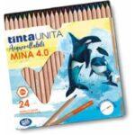 Pastelli Acquerellabili Tinta Unita Mina da 4mm Confezione da 24 Colori