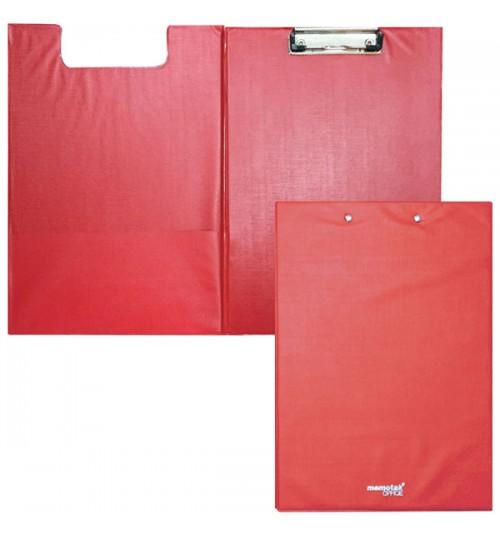 pegasus-porta-blocco-molla-2ante-memotak-rosso.jpg Porta Blocco con Molla 2 Ante F.to A/4 Colore Rosso - immagine 1