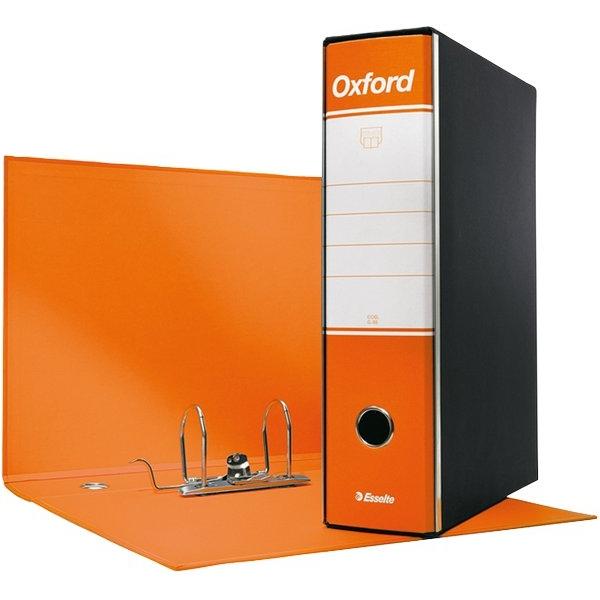 pegasus-raccoglitore-fatture-8-arancio-oxford.jpg Registratori Oxford G85 Dorso 8 cm Protocollo 23x33 cm Colore Arancio Conf. 6 pezzi - immagine 1