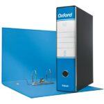 Registratori Oxford G85 Dorso 8 cm Protocollo 23x33 cm  Colore Azzurro Conf. 6 pezzi