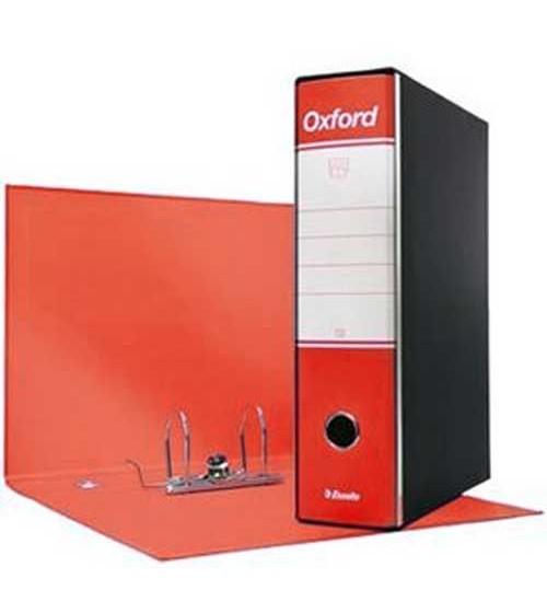 pegasus-raccoglitore-fatture-8-rosso-oxford-1.jpg Registratori Oxford G83 Dorso 8 cm Commerciale 23x30 cm Colore Rosso Conf. 6 pezzi - immagine 1