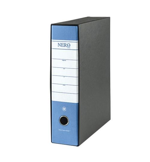 pegasus-raccoglitore-nero-8-azzurro-brefiocart.jpg Registratori Nero& Dorso 8 H. 35 Azzurro - immagine 1