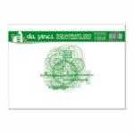 DA VINCI Ricambi Blocco da Disegno Misura 24x33 Carta 220 Gr. Squadrato