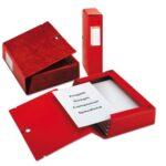 Scatola Sei Scatto Dorso 120 Colore Rosso