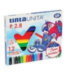 Pennarelli Tinta Unita P. 2.8 Super Lavabili 12 Pz.