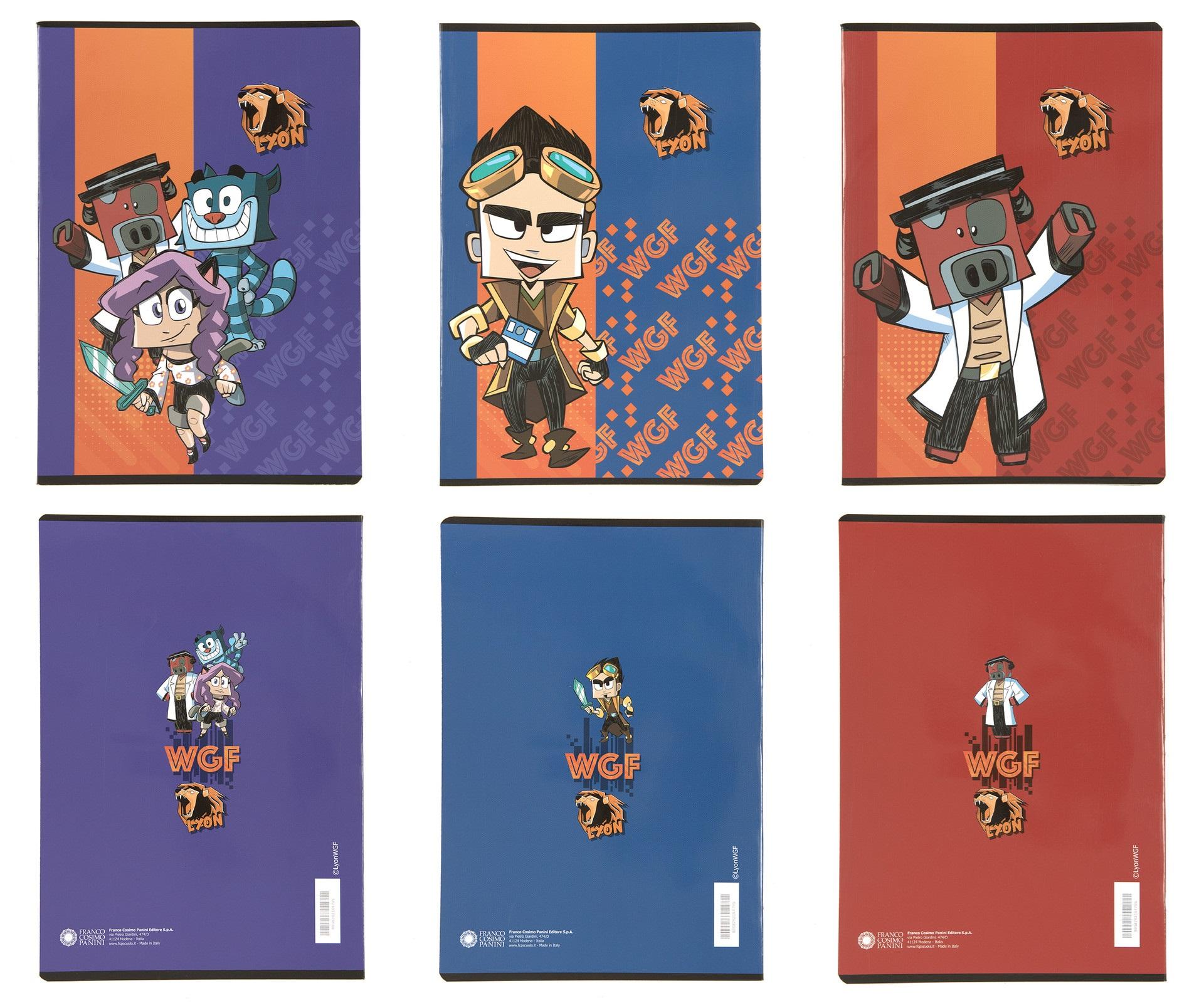 pegasus_QUAD.-MAXI-B-LYON-GAMER_F.-MAXI-B-LYON-GAMER_F-1.jpg LYON GAMER WGF Maxi Quaderno Conf. da 12 Pz. Rig. B Scuola Anteprima Scuola 2023/24 - immagine 1