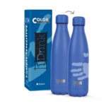 I-TOTAL Borraccia Termica 500 Ml. Change Colour Blù