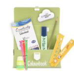 COLOURBOOK Mini Valigetta + Accessori Mod. Surf Verde Militare