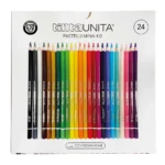 TINTA UNITA Pastelli in Legno Mina 4.0 Conf. da 24 Colori