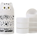 I-TOTAL Organizer Verticale per Scrivania White Cat
