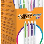 Penna a Sfera BIC Cristal Up in Conf da 20 pezzi Colori Assortiti