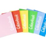 COLOURBOOK Raccoglitore 4 Anelli Formato A5 Conf. da 6 Colori Fluo Assortiti