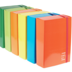 CARTOTECNICA RIDOLFI Cartella Progetti D. 10 con Elastico 25x35 - Conf. 6 Pz. Colori Assortiti