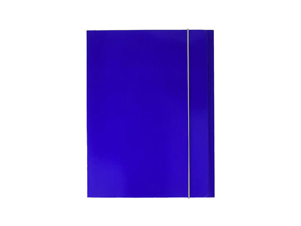 pegasus-cartelle-elastico-colourbook-blu.jpeg DEL GARDA Cartella A4 3 Lembi con Elastico Colore Blù Conf. da 10 Pezzi - immagine 1