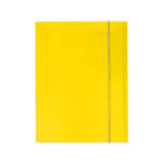 DEL GARDA Cartella A4 3 Lembi con Elastico Colore Giallo Conf. da 10 Pezzi