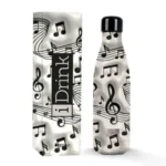I-TOTAL Borraccia Termica 500 Ml. Mod. Musica 3D