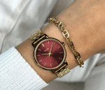 Orologio Cluse Boho Chic Petite Rosso - immagine 2