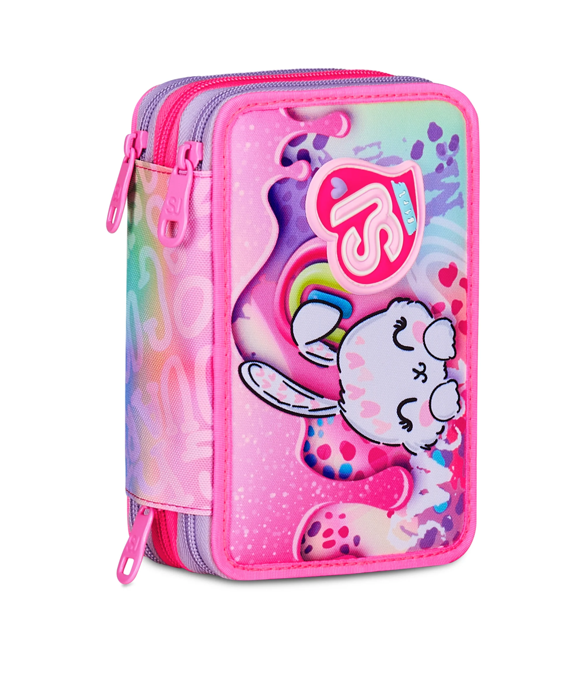 30C202517-3E2_1.webp SJ Astuccio 3 Cerniere Fantasy Girl Scuola 2025/26 - immagine 1