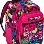 MITAMA Zaino Scuola New Boy Too Cute Rosa e Nero Scuola 2024/25