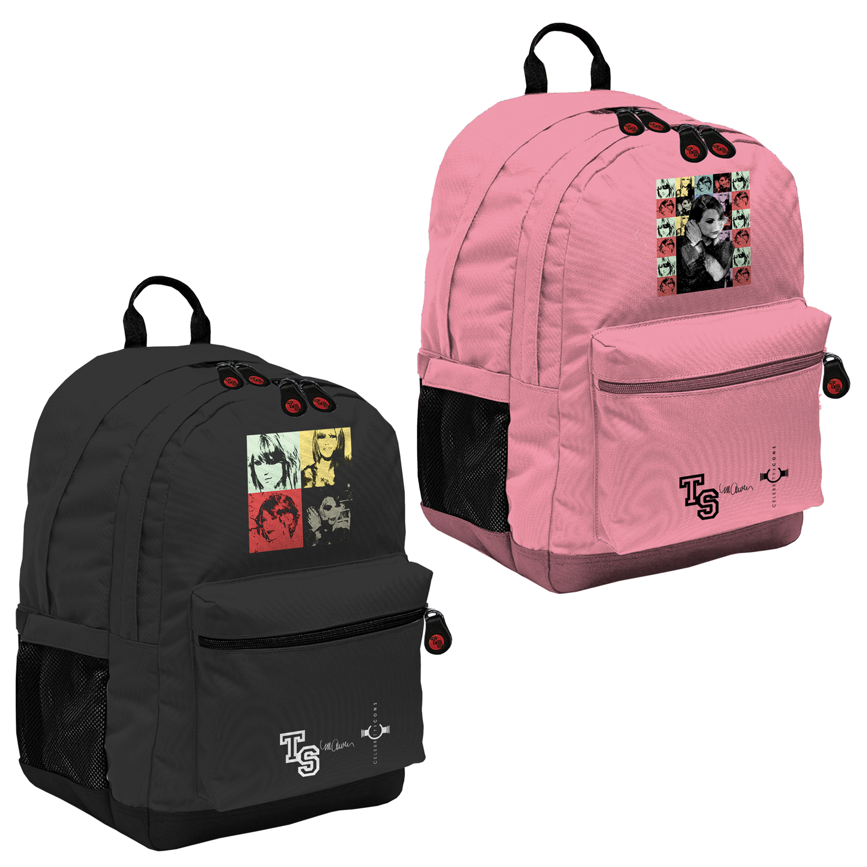 75888.jpg TAYLOR SWIFT Zaino Double 2 Scomparti Colore Rosa Originale By Maricart Scuola 2025/26 - immagine 1