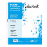COLOURBOOK Buste a Foratura Universale Liscio Extreme Conf. 50 Buste