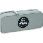 COLOURBOOK Astuccio Portapenne Geolier in Silicone Grigio Chiaro